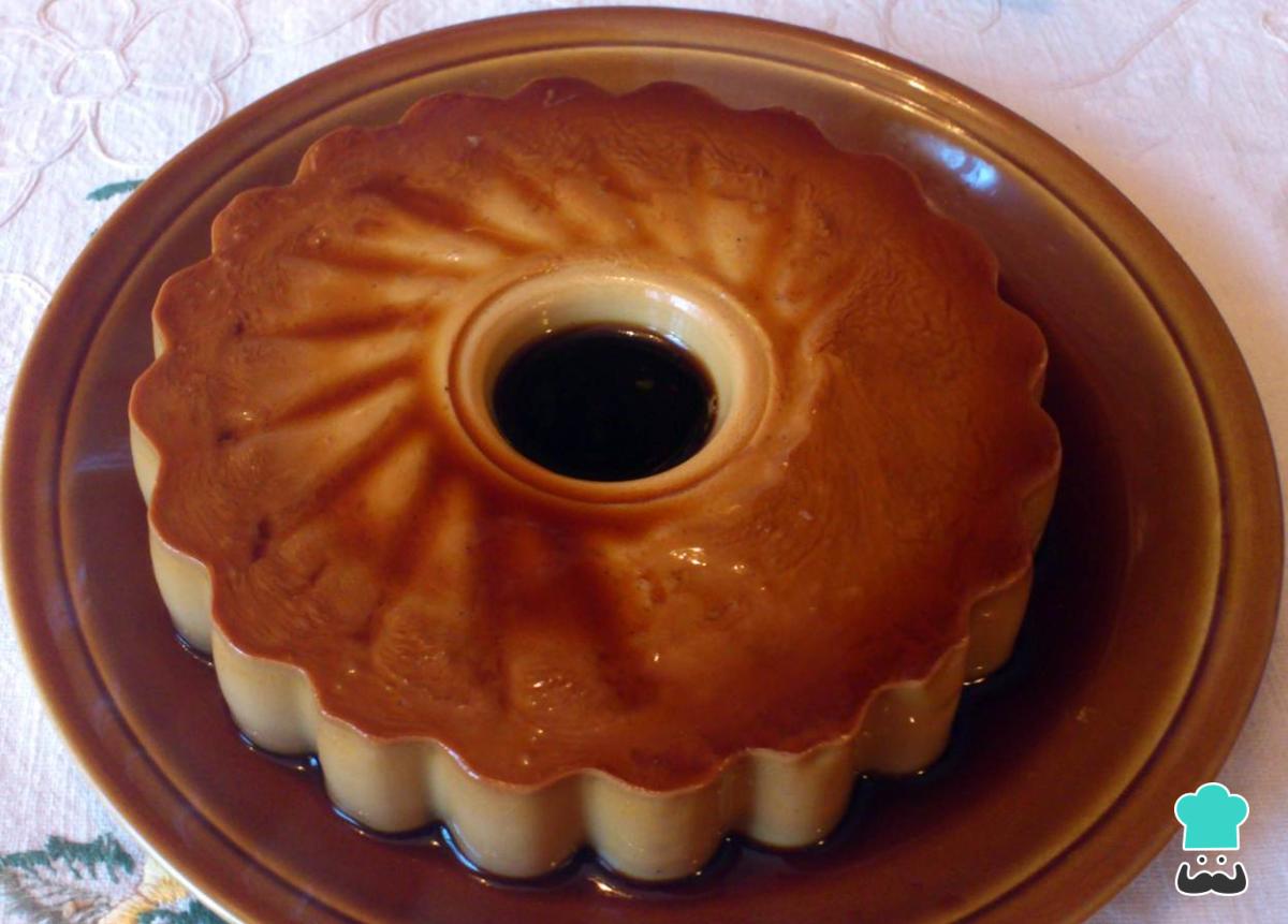 Receta de Flan de café fitness