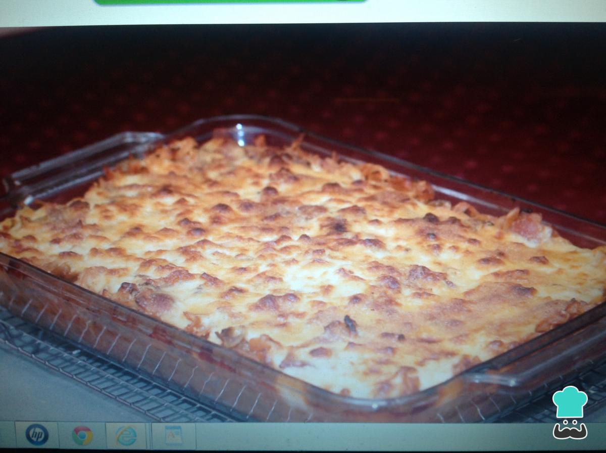 Receta de Espagueti al horno