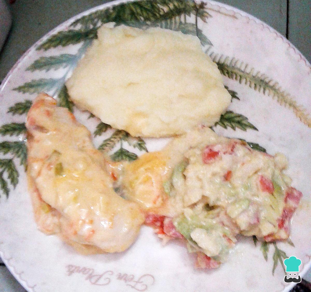 Receta de Pollo con mayonesa