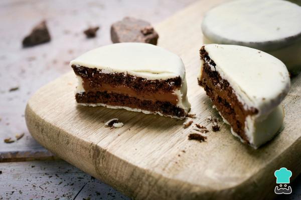 Tipos de alfajores - Alfajor con glasé