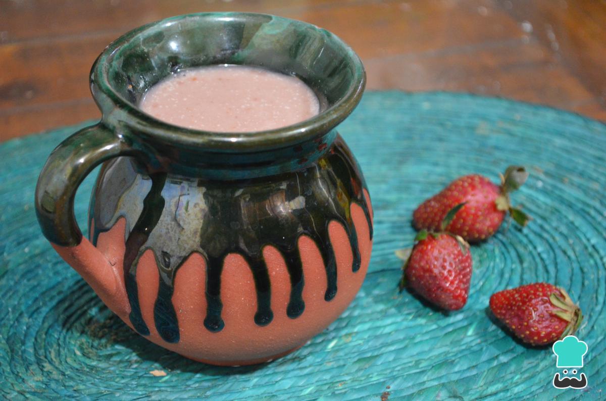 Atole de fresa