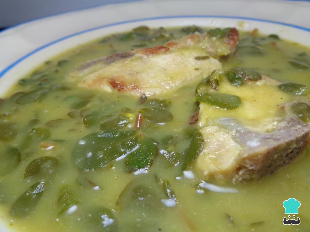 Receta de Lomo de cerdo en salsa verde con verdolagas