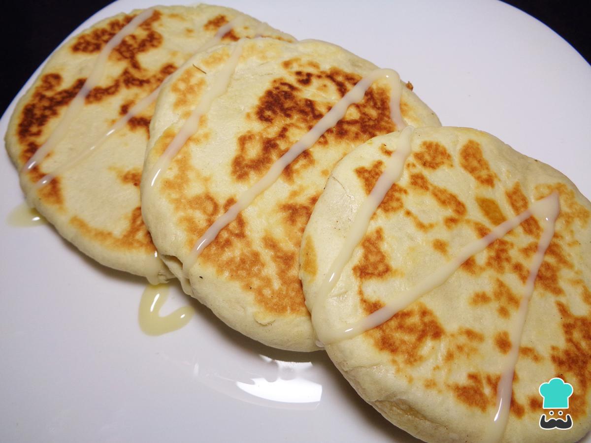 Receta de Gorditas de harina dulces con mantequilla