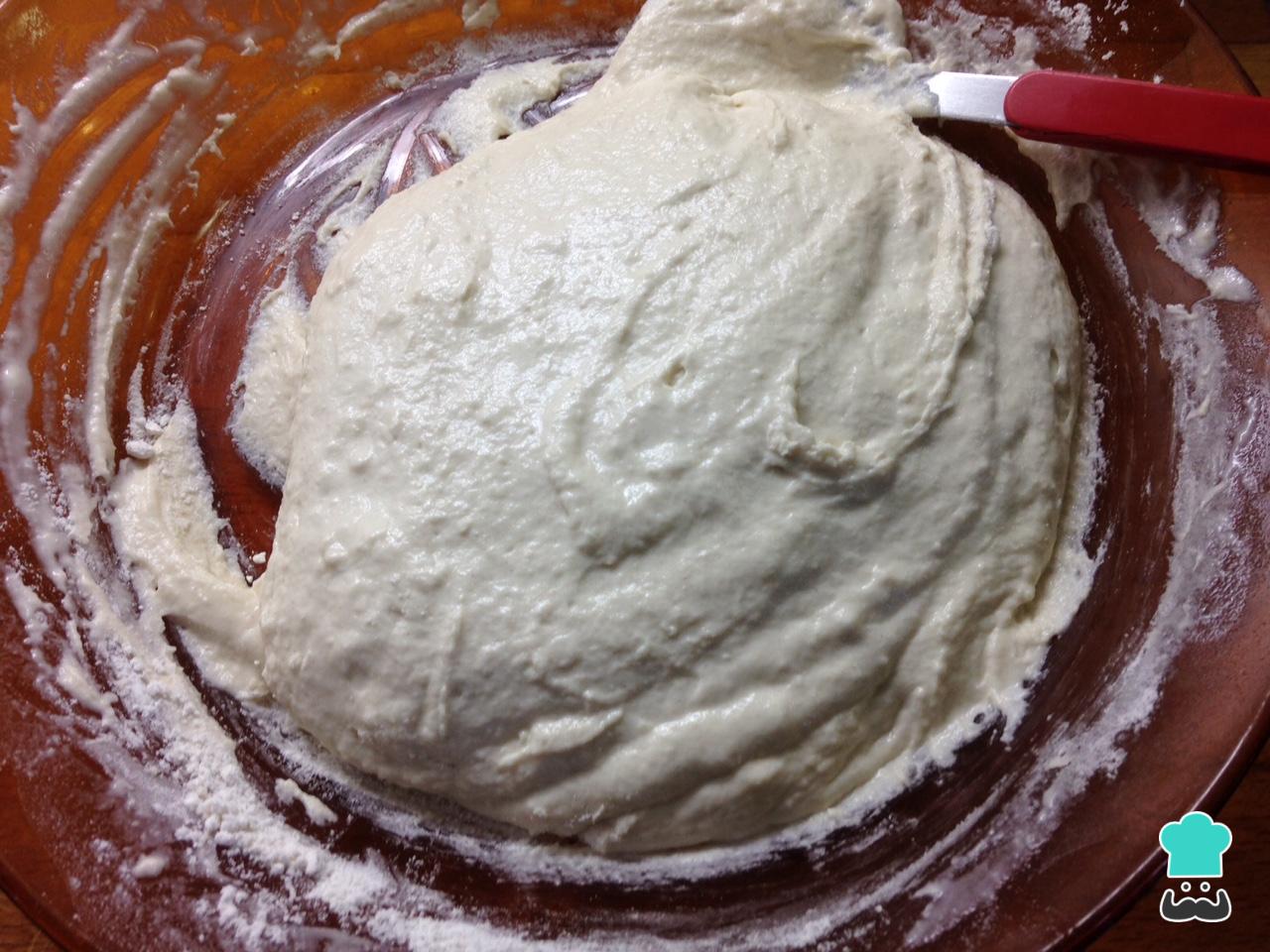 Masa de pizza sin levadura Fácil