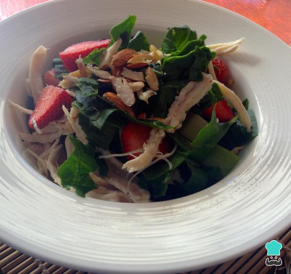 Receta de Ensalada de pollo baja en calorías