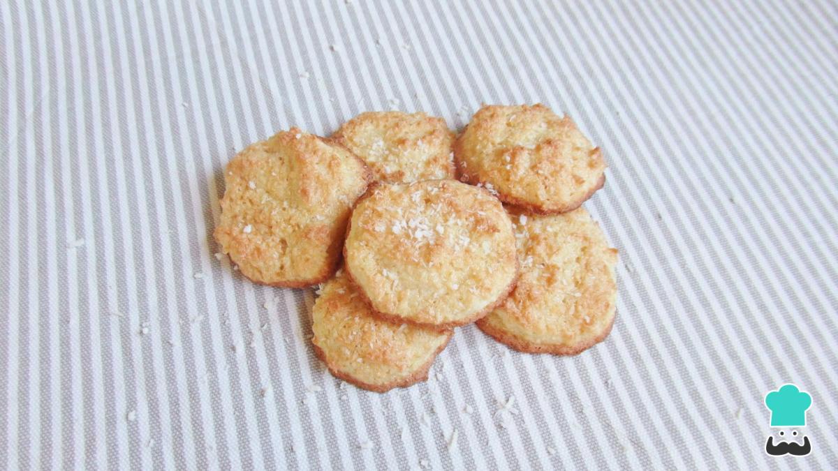Receta de Galletas de clara de huevo y coco