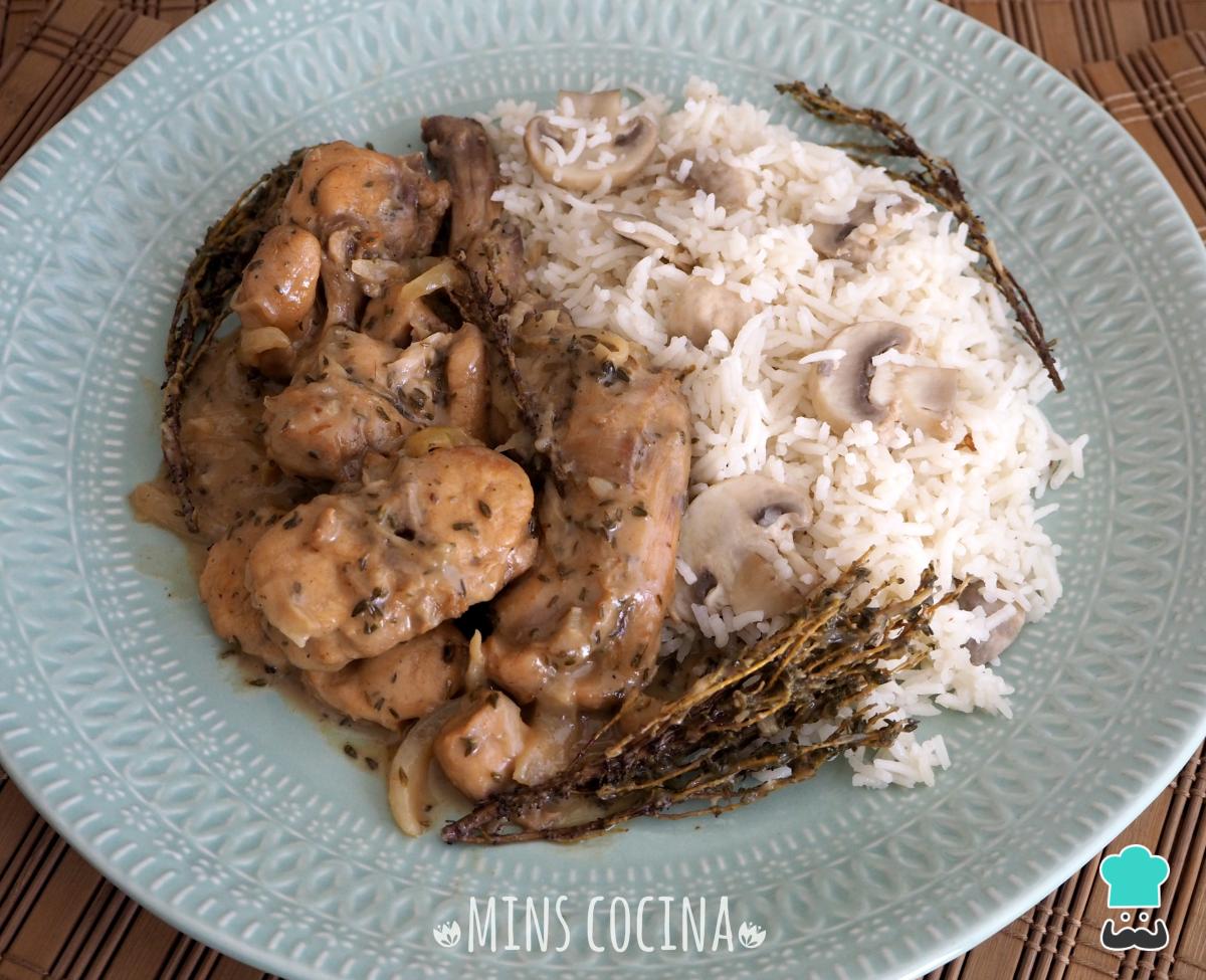 Receta de Conejo guisado con tomillo