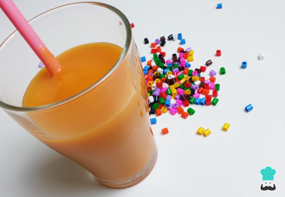 Jugo de zanahoria y naranja con calabaza
