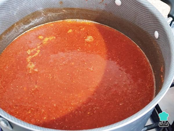 Receta de Albóndigas enchipotladas - Paso 4