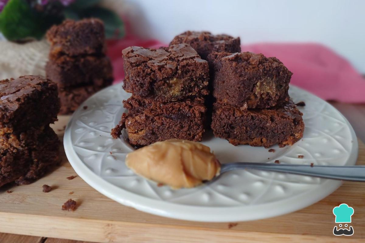 Receta de Brownie de dulce de leche