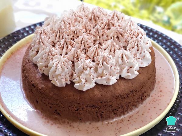 Receta de Bizcocho de nata y chocolate - Paso 8