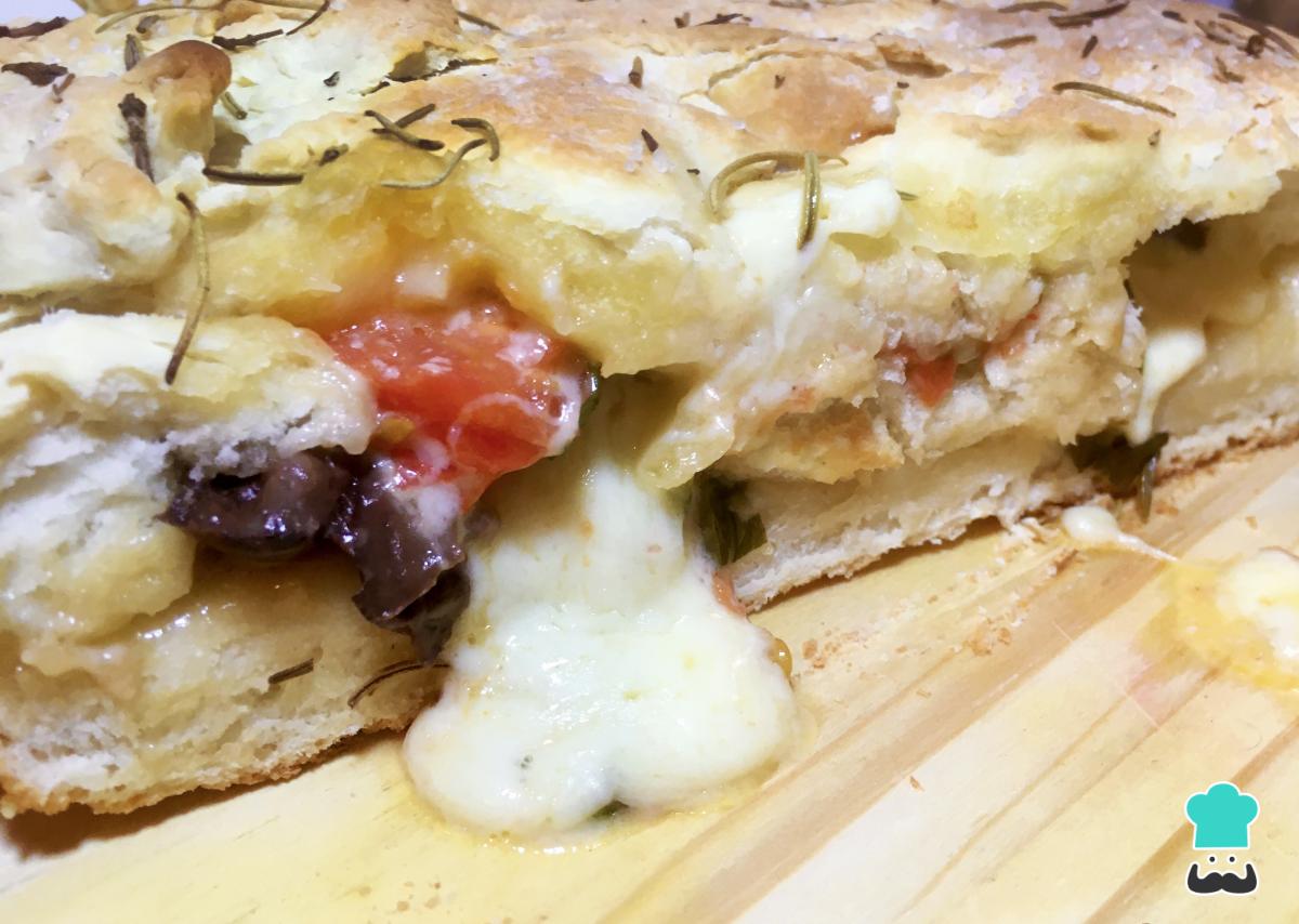 Receta de Focaccia rellena