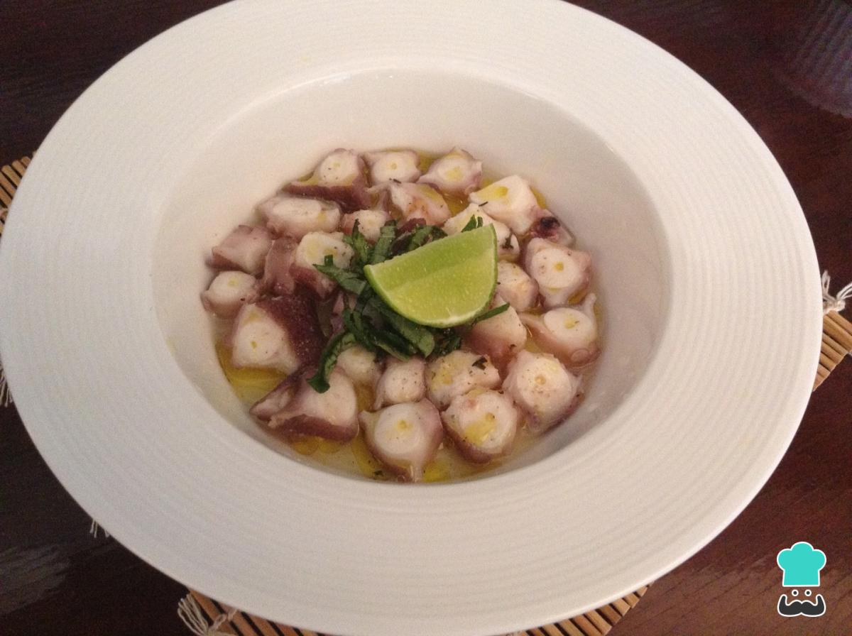 Receta de Carpaccio de pulpo