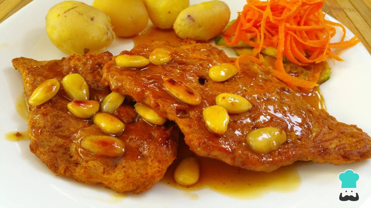 Receta de Filetes de soja texturizada al limón -¡Estilo chino!