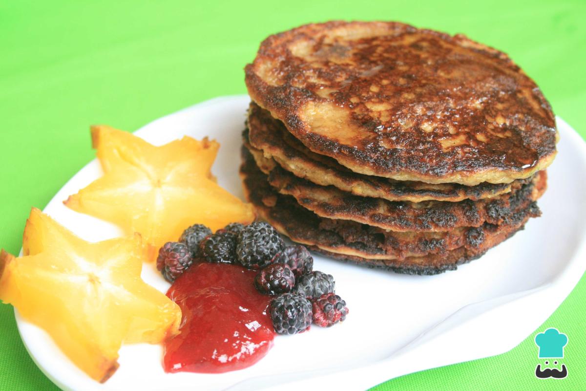 Receta de Panquecas de cambur y avena