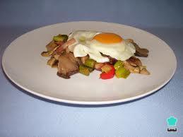 Receta de Huevos con verduras