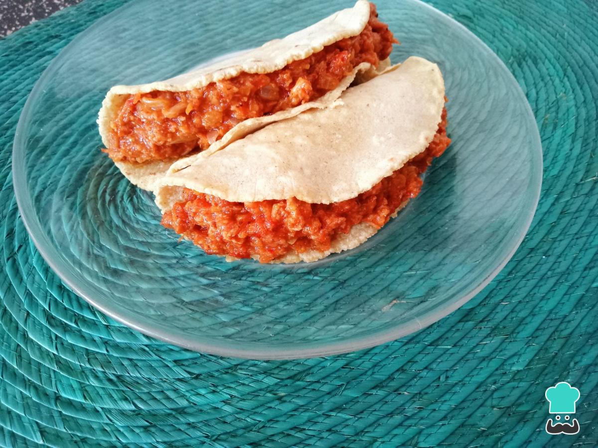 Receta de Quesadilla de chicharrón