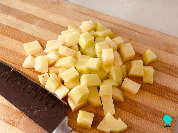 Receta de Crema fría de calabacín: fácil, cremosa y ligera, sin quedar pesada - Paso 4