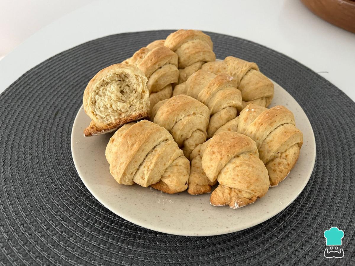 Receta de Croissants caseros sin levadura