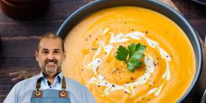 David de Jorge, chef: “La cena más fácil y deliciosa del otoño se hace con 1 kg de calabaza, 500 g de zanahoria y jengibre”