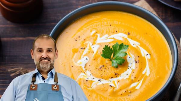 David de Jorge, chef: “La cena más fácil y deliciosa del otoño se hace con 1 kg de calabaza, 500 g de zanahoria y jengibre”