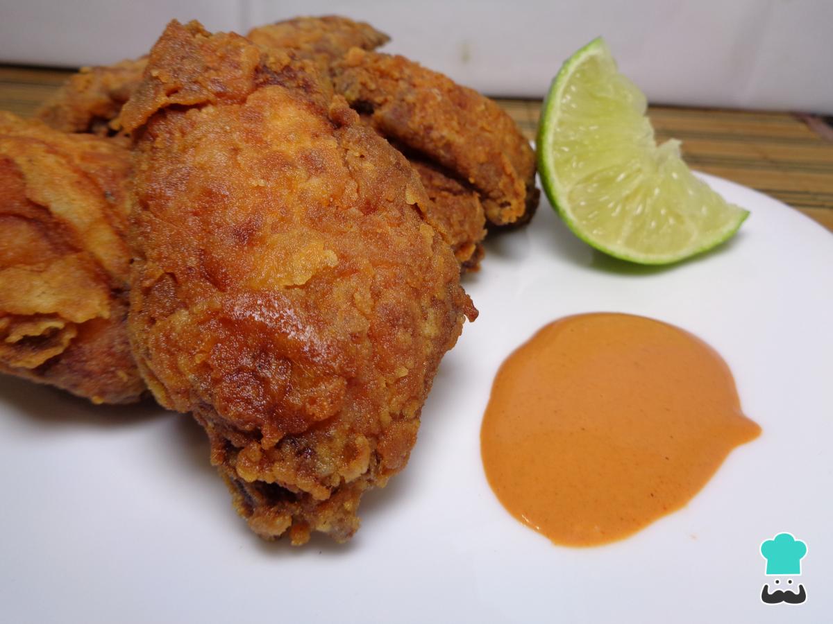 Receta de Alitas de pollo picantes fritas