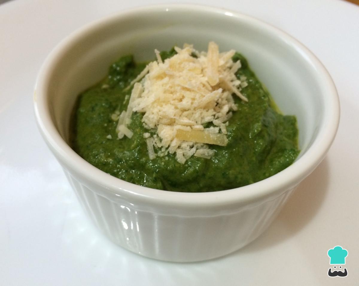 Receta de Puré de espinaca para niños