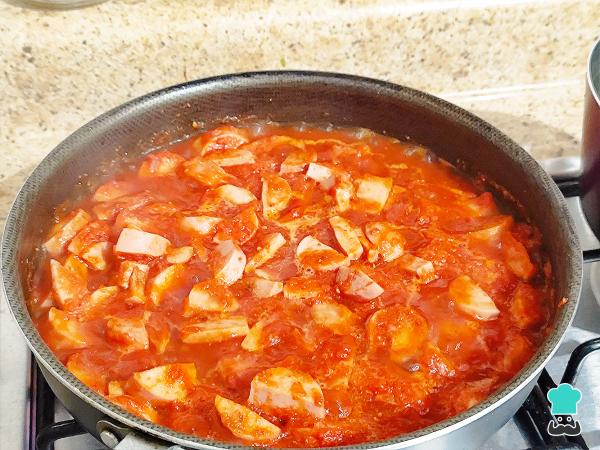 Receta de Salchichas enchipotladas - Paso 4