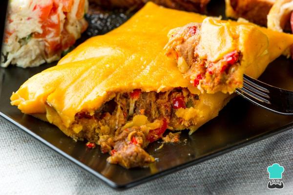 Platos navideños venezolanos - Hallaca venezolana