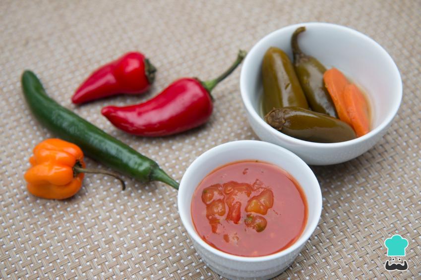 Salsa de chile habanero cremosa Fácil