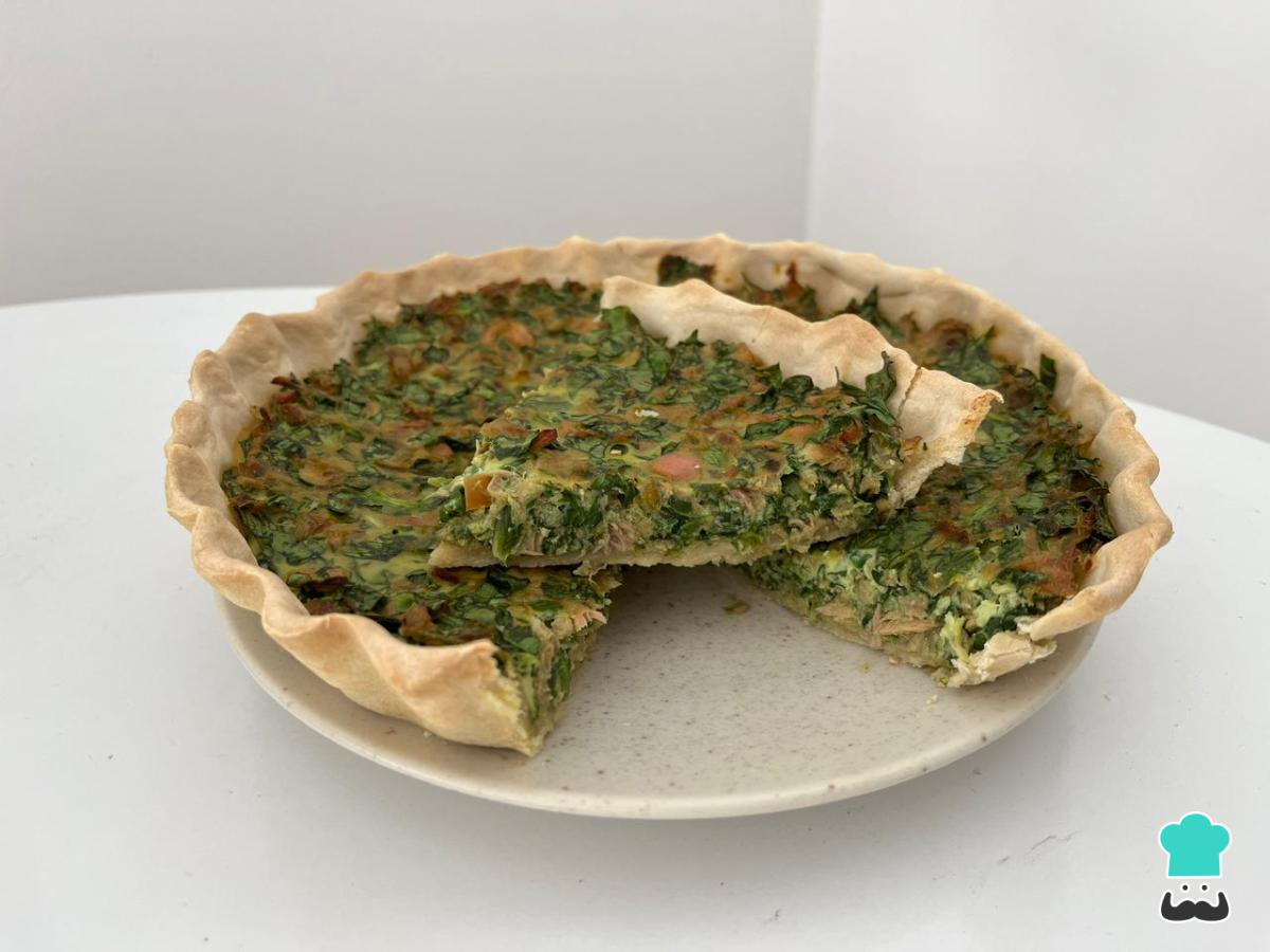 Receta de Tarta de acelga y atún