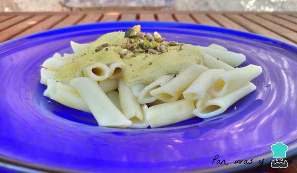 Receta de Pasta con salsa de pistachos