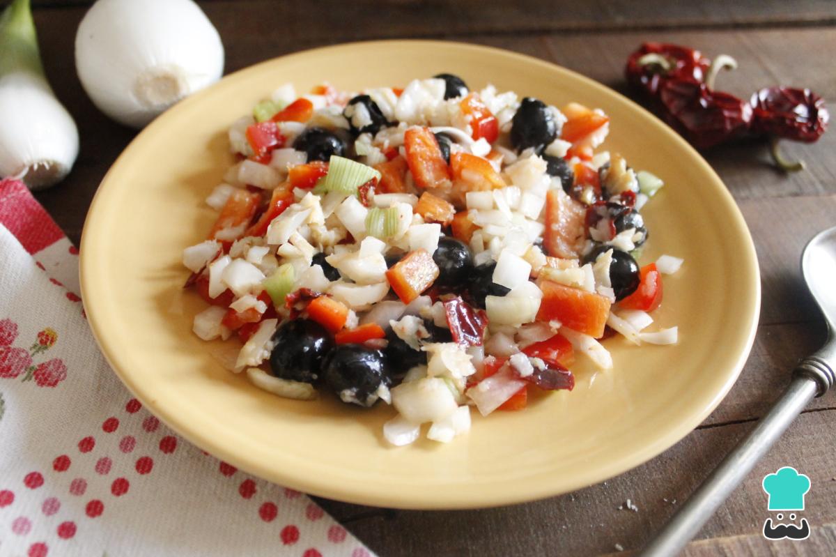 Receta de Pipirrana murciana