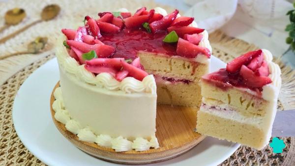 Receta de Strawberry Shortcake: la tarta de fresas y nata japonesa que conquista por su textura esponjosa y sabor irresistible