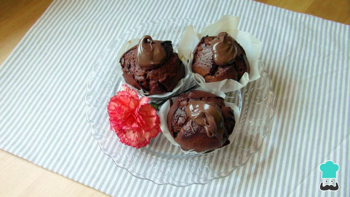 Receta de Cupcakes de Nutella con 4 ingredientes