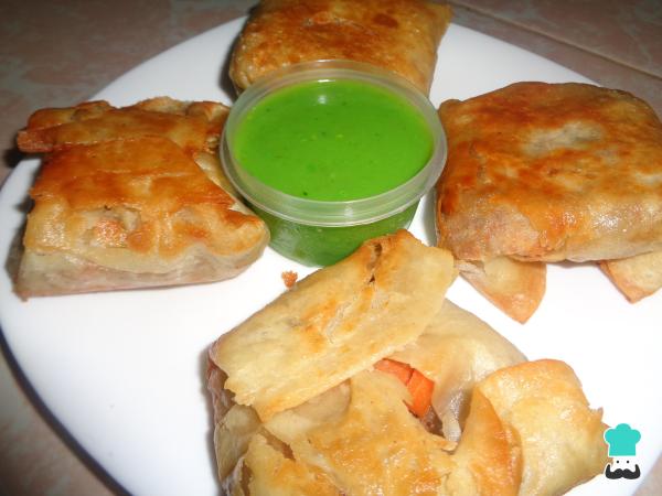 Receta de Chimichanga mexicana original - Paso 8