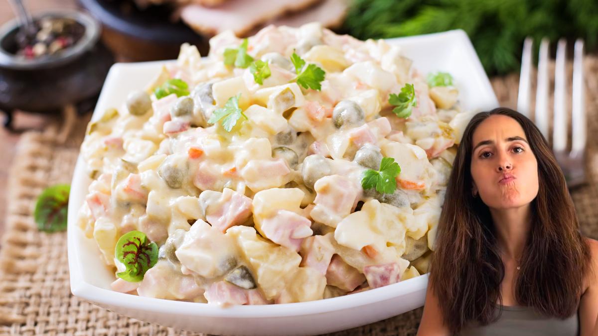 Irene Larraz, cocinera: “Para una ensaladilla más rica y saludable no uses mayonesa ni atún, mejor añade garbanzos de bote, pollo y 2 huevos”