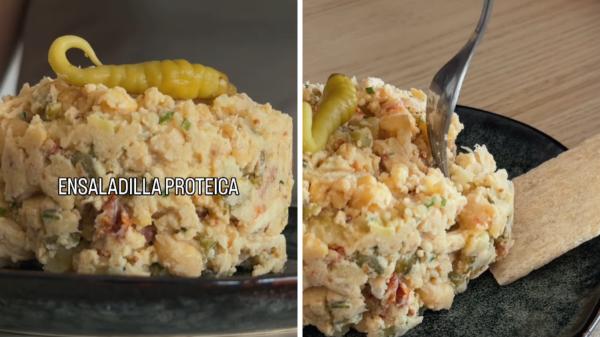 Irene Larraz, cocinera: “Para una ensaladilla más rica y saludable no uses mayonesa ni atún, mejor añade garbanzos de bote, pollo y 2 huevos” - La versión de ensaladilla que cambia las reglas con un ingrediente rico en proteínas