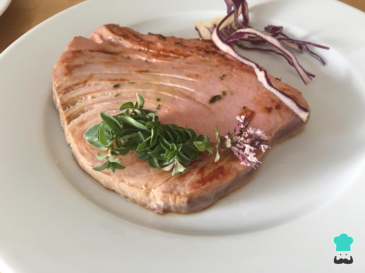 Receta de Atún marinado con limón