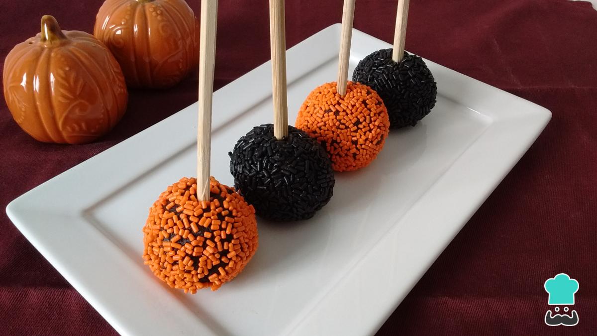 Receta de Cake pops de Halloween