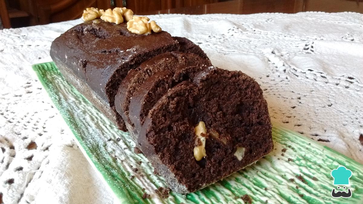 Receta de Budín de chocolate y nueces