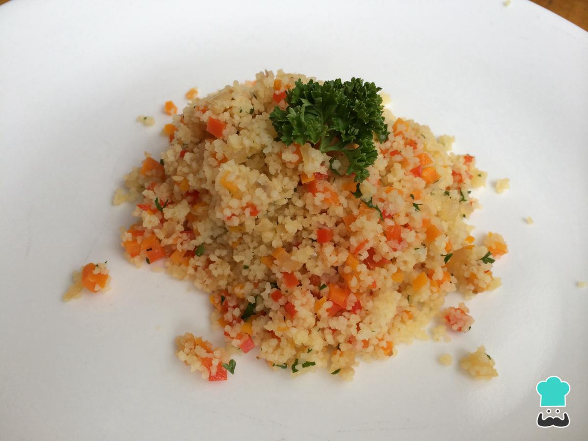 Receta de Cuscús con verduras y especias