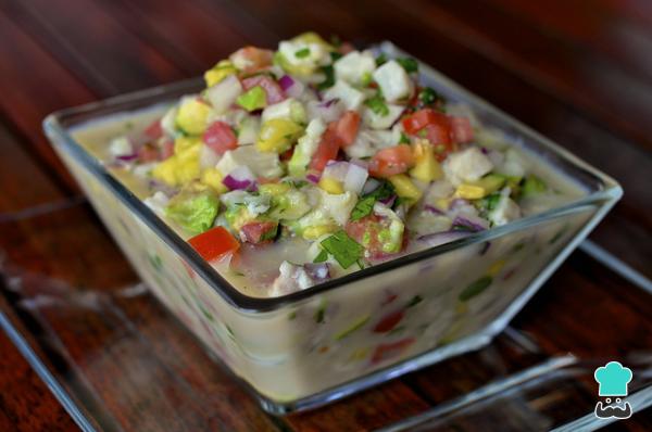 Receta de Ceviche a la mexicana con pepino