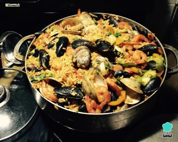 Receta de Paella al estilo panameño