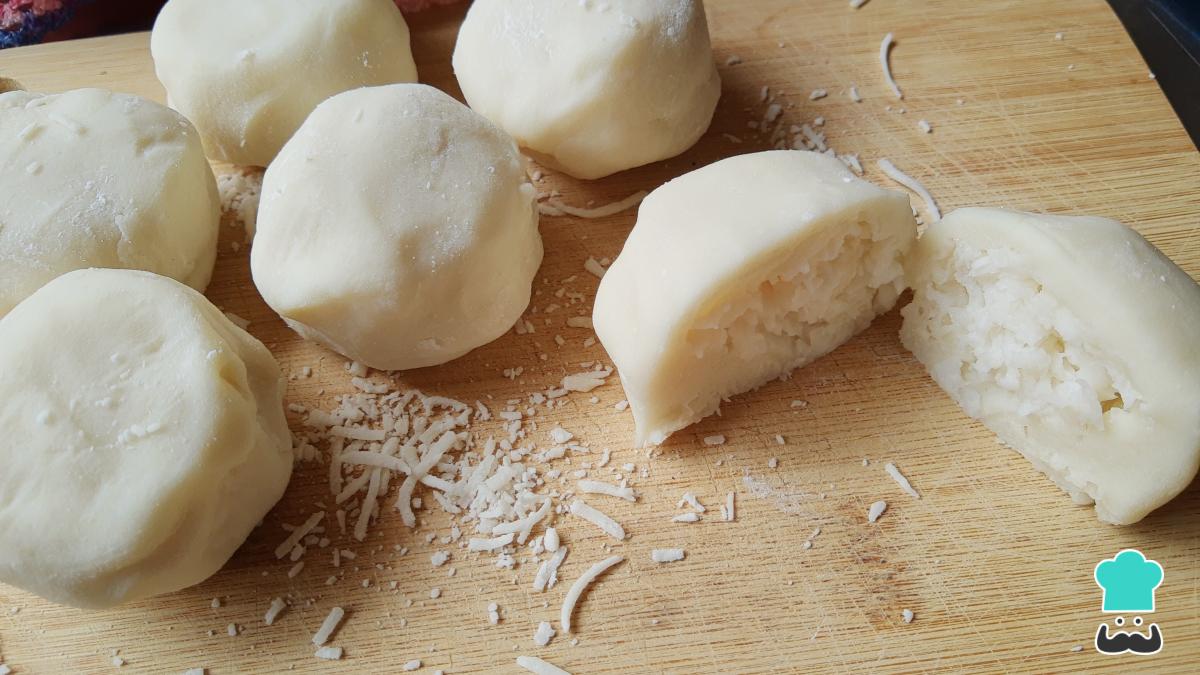 Receta de Mochis de coco
