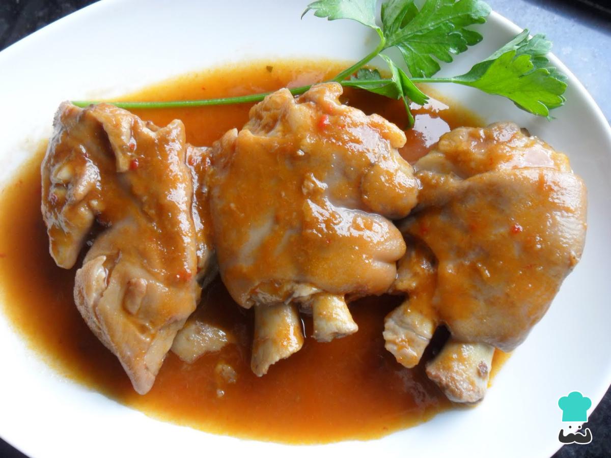 Receta de Patas de cerdo con Maíz