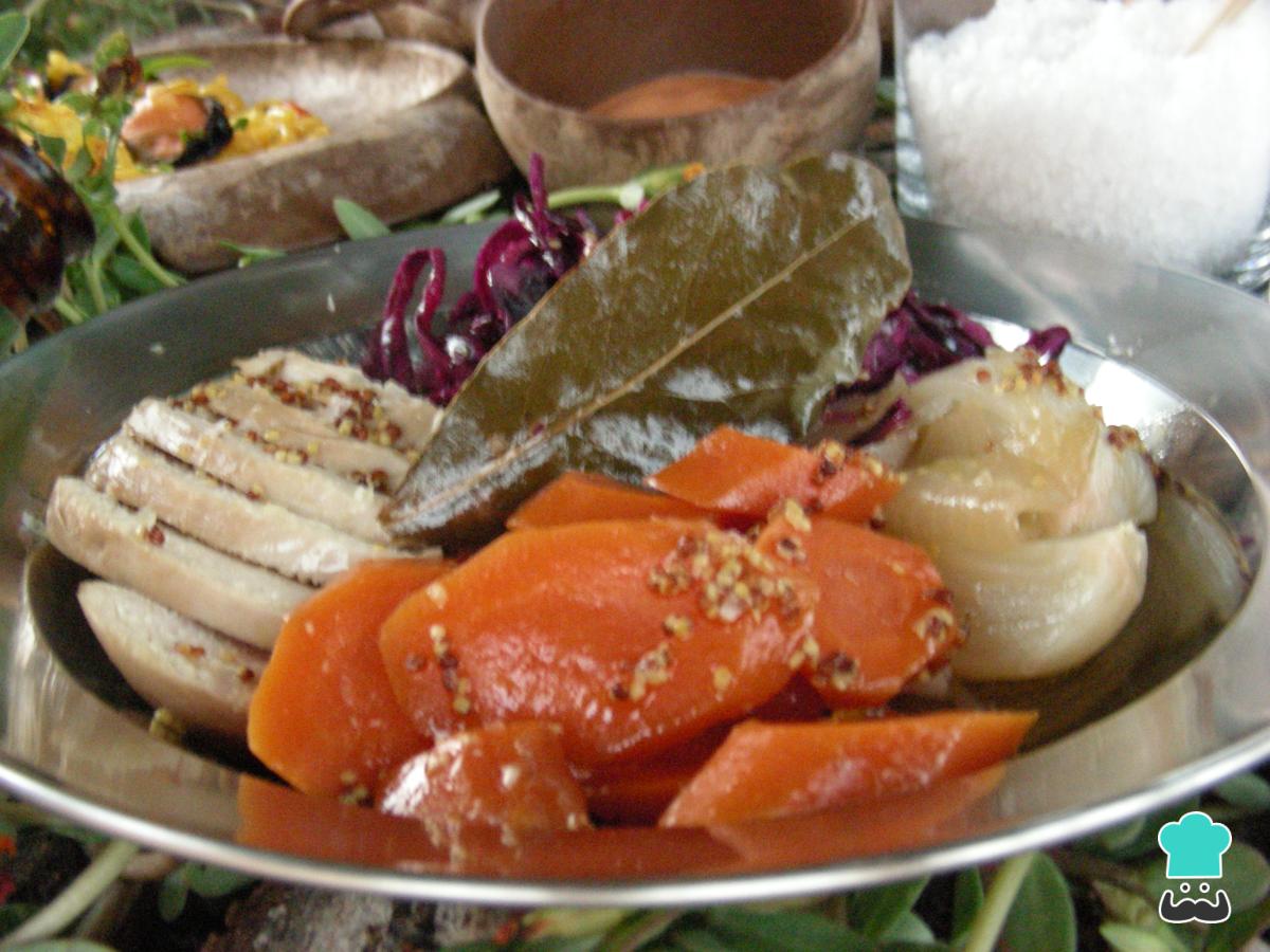 Receta de Pavo en escabeche