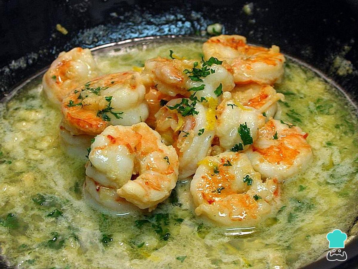 Receta de Camarones al ajillo facilísimos y rápidos de preparar