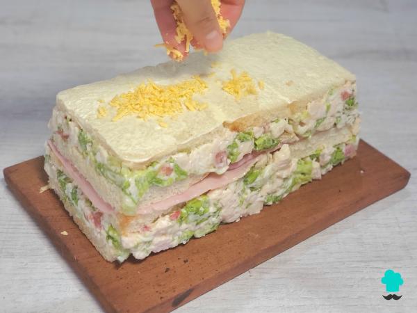 Receta de Pastel frío de pollo: fresco, cremoso y muy fácil de hacer - Paso 13