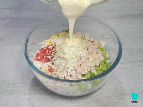 Receta de Pastel frío de pollo: fresco, cremoso y muy fácil de hacer - Paso 4